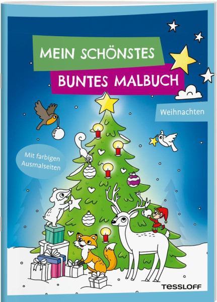Tessloff Verlag Ragnar Tessloff GmbH & Co. KG | Mein schönstes buntes Malbuch. Weihnachten | 