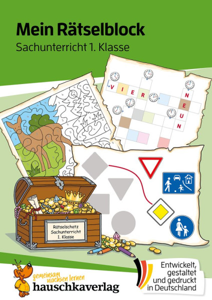 Hauschka Verlag | Mein Rätselblock Sachunterricht 1. Klasse | Fiedler-Tresp, Sonja