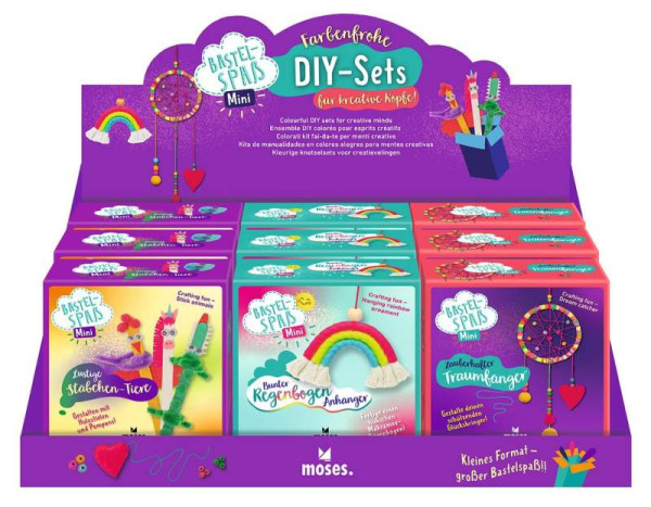 moses | Bastelspaß Mini - Farbenfrohe DIY-Sets | 38245