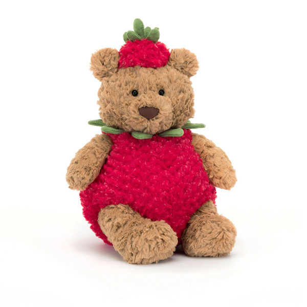 Jellycat | Bartholomew Bear Strawberry | BARM2BST