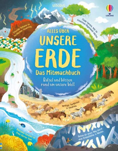 Usborne | Alles über unsere Erde – das Mitmachbuch | Cope, Lizzie; Baer, Sam
