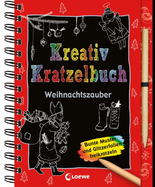 Loewe | Kreativ-Kratzelbuch: Weihnachtszauber