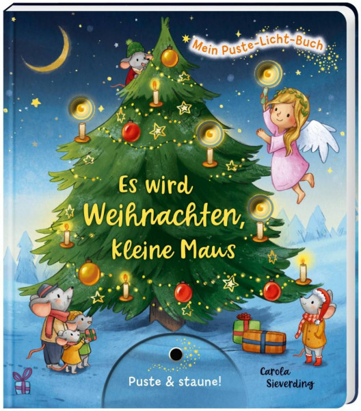 Esslinger in der Thienemann-Esslinger Verlag GmbH | Mein Puste-Licht-Buch: Es wird Weihnachten, klei