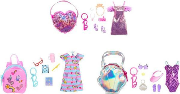 Mattel |Barbie Fashion Kleidung und Deluxe-Tasche mit Zubehör  | HJT42