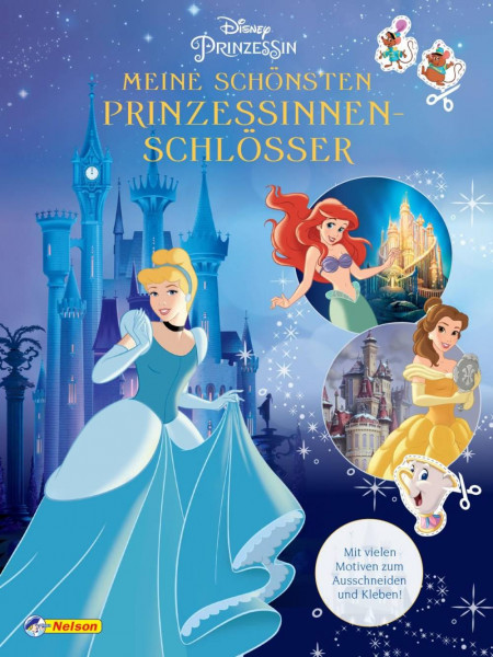 Nelson | Disney Prinzessin: Meine schönsten Prinzessinnen-Schlösser - Bastelspaß und Ausmalbilder!