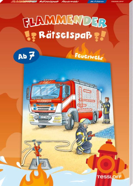 Tessloff Verlag Ragnar Tessloff GmbH & Co. KG | Flammender Rätselspaß. Feuerwehr | 