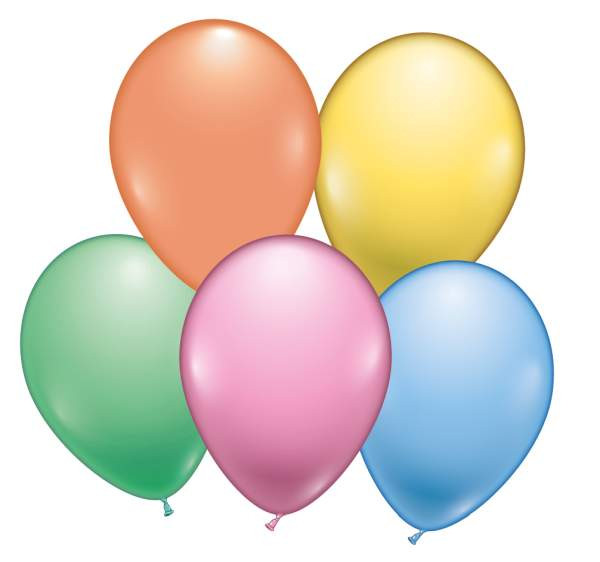 Ballons pastell 8 St, Umfang 75-80 cm | 10021