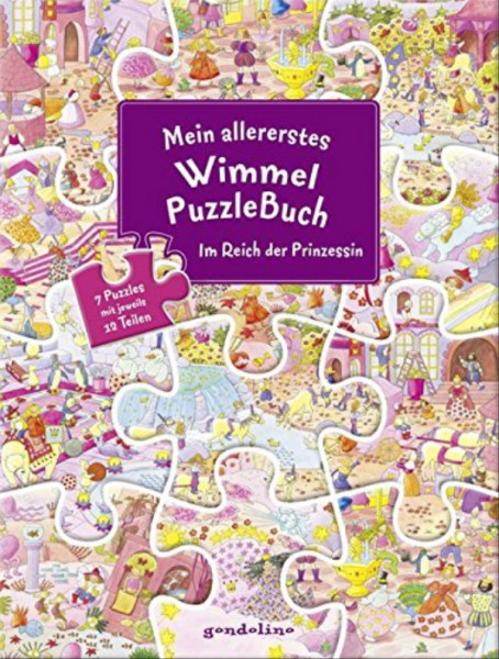 Gondolino | Mein Wimmel-PuzzleBuch Prinzessin | 3443
