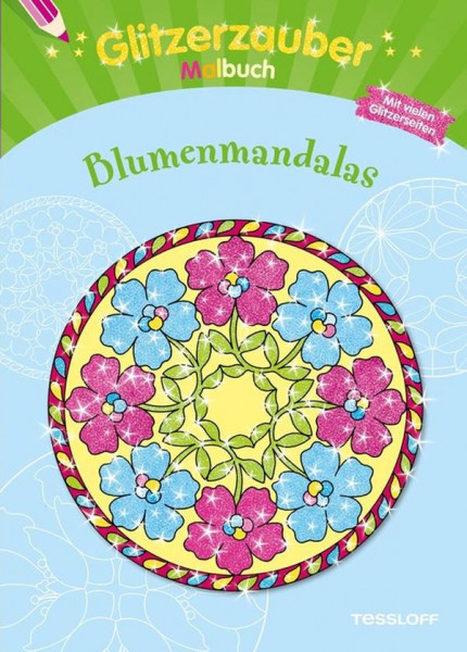 Gerhardt Rüdiger | Glitzerzauber Malbuch Blumenmandalas