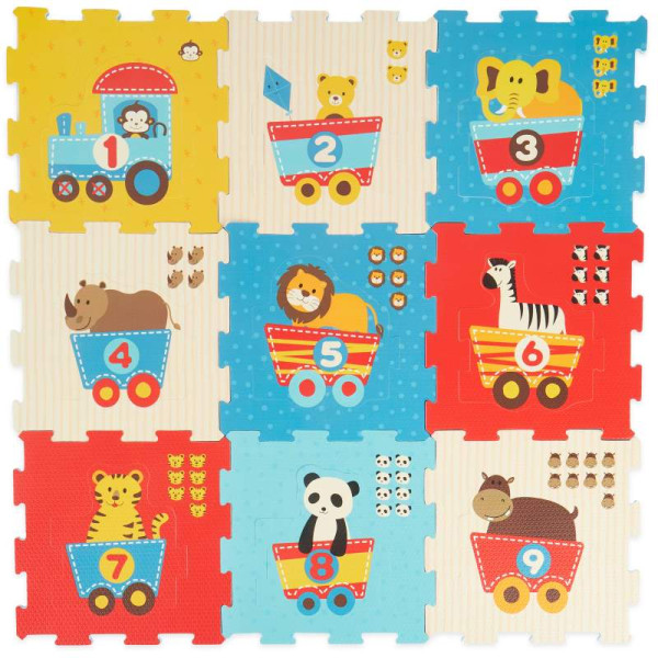 Bieco | Puzzlematte Tier Motivzug 18 Teile | 19003763