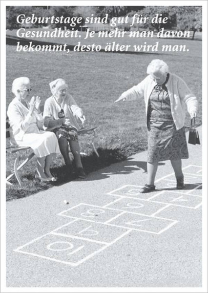 Rannenberg und Friends | Postkarte "Gut für die Gesundheit"