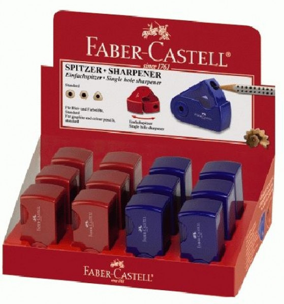 Faber-Castell | Klappspitzdose SLEEVE Mini |rot oder blau | 1Stück