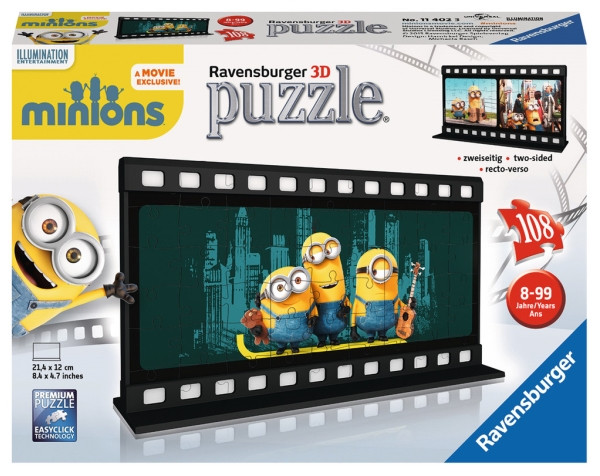 Ravensburger | Pz. 3D MIN Filmstreifen Le Buddies 108T | 112029