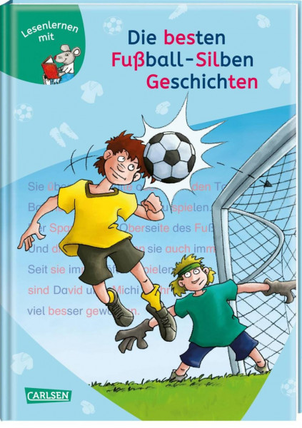 Carlsen | LESEMAUS zum Lesenlernen Sammelbände: Die besten Fußball-Silbengeschichten zum Lesenlernen