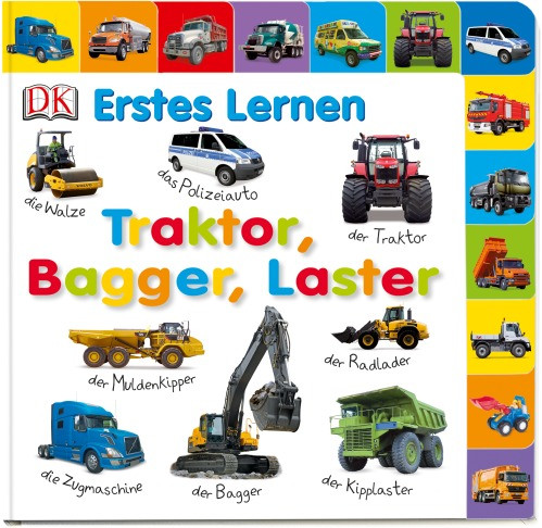 Dorling Kindersley | Erstes Lernen: Traktor Bagger Laster | 467/02506