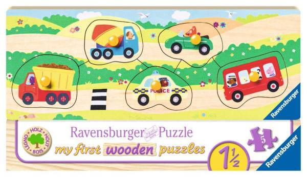 Ravensburger |Holzpuzzle Allererste Fahrzeuge  | 03236