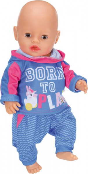 Zapf | BABY born Jogginganzug, sort., 43 cm | 830109