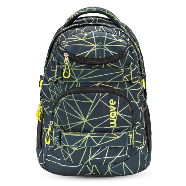 Belmil | Wave Infinity Schulrucksack "Stripes Green" | 338-72/A/46