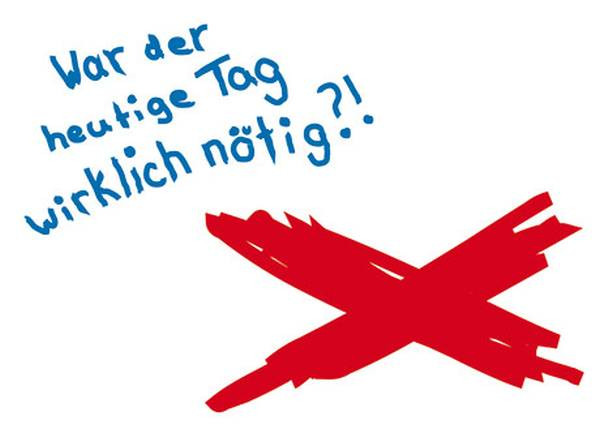 Rannenberg und Friends | Postkarte "Der heutige Tag"