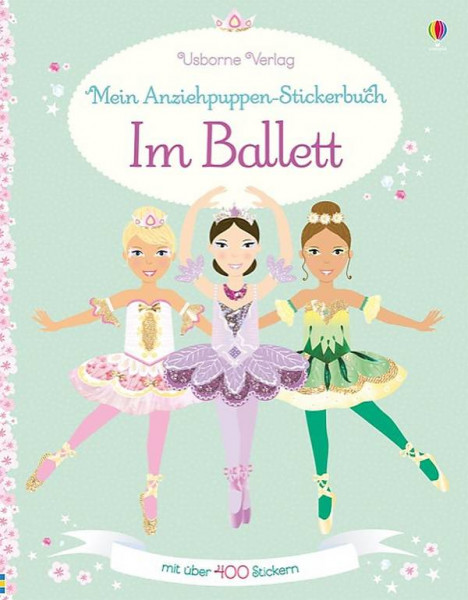 Usborne | Mein Anziehpuppen-Stickerbuch: Im Ballett