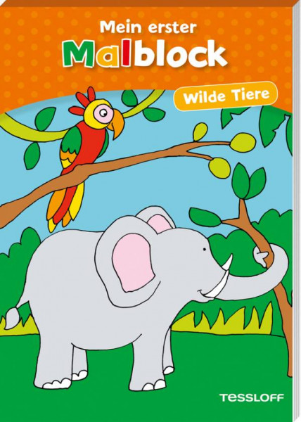 Tessloff Verlag Ragnar Tessloff GmbH & Co. KG | Mein erster Malblock Wilde Tiere