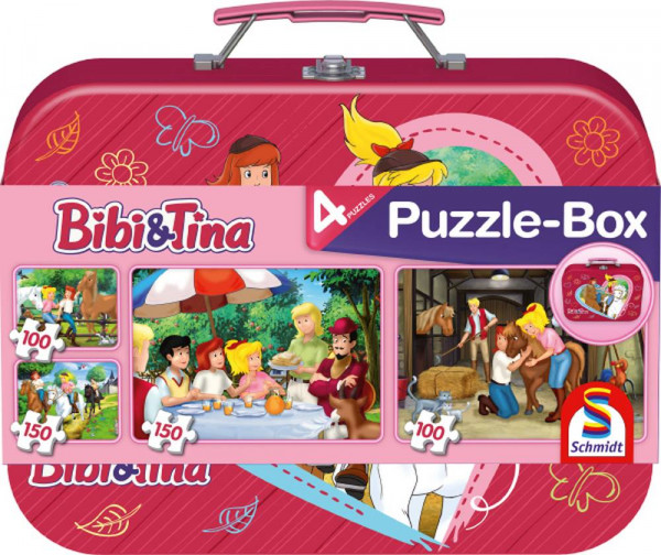 Schmidt Spiele | Pz. Bibi&Tina im Metallk. 2x100T, 2x150T | 56509
