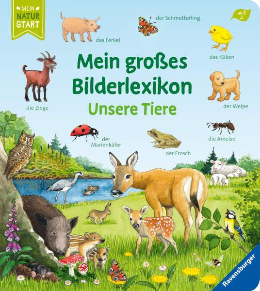 Ravensburger Verlag GmbH | Mein großes Bilderlexikon: Unsere Tiere | Gernhäuser, Susanne