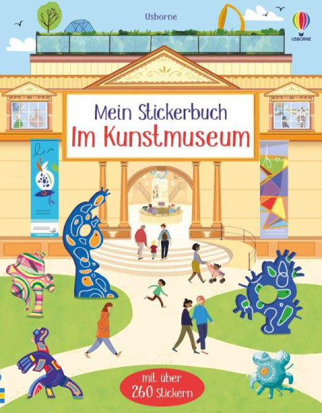 Usborne | Mein Stickerbuch: Im Kunstmuseum | Wheatley, Abigail