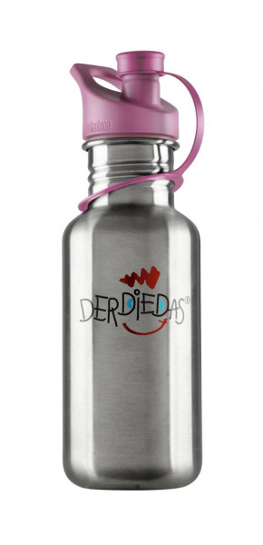 DerDieDas | Edelstahltrinkflasche rosa | 8045402