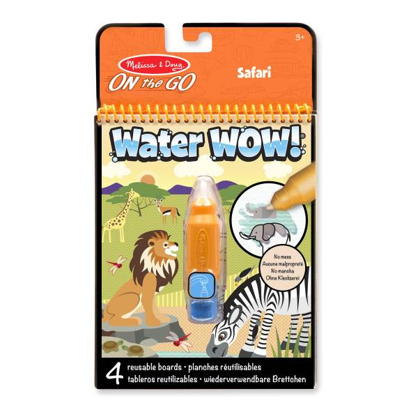 Melissa & Doug | Water Reveal Pad - Safari | Malen ohne Kleckern