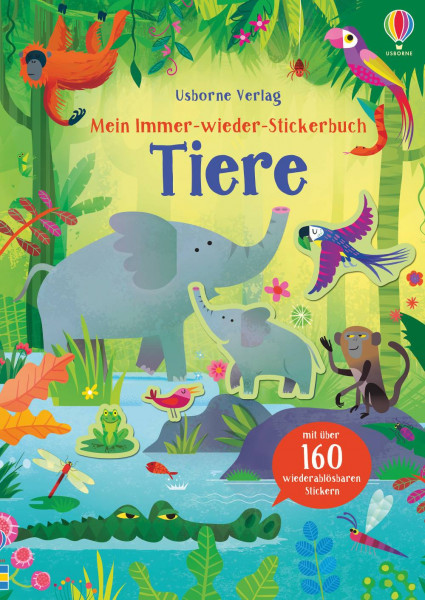 Usborne | Mein Immer-wieder-Stickerbuch: Tiere