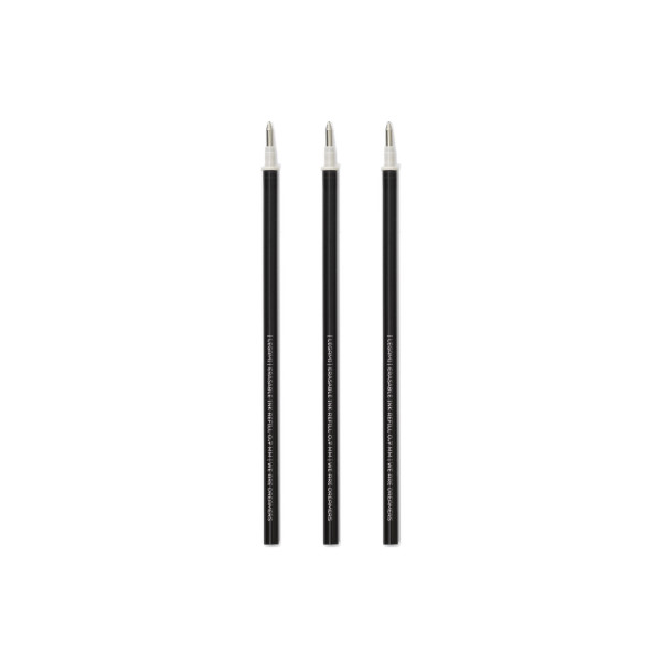 Legami | Nachfüll-Pack Löschbarer Gelstift | schwarz | 3er Pack