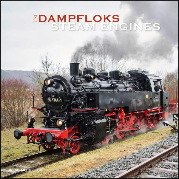 Neumann Verlage GmbH & Co. KG | Dampfloks 2023 - Broschürenkalender 30x30 cm (30x60 geöffnet) - Kalender mit Platz für Notizen - Steam Engines - Bildkalender - Wandkalender | 