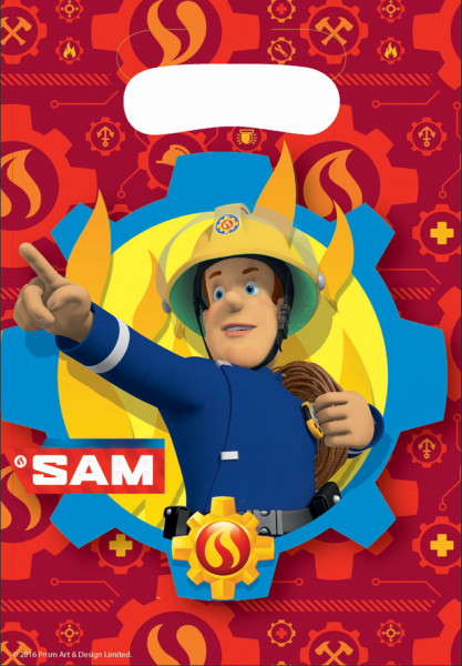 Amscan | Feuerwehrmann Sam Partytüten 8 Stück | 9902179