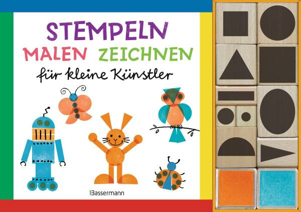 Bassermann | Stempeln, malen, zeichnen-Set