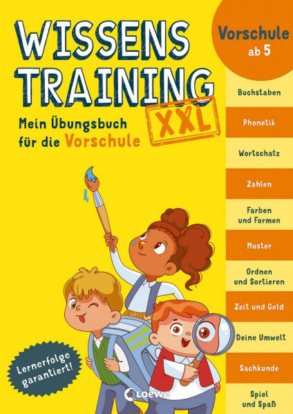 Loewe | Wissenstraining XXL - Mein Übungsbuch für die Vorschule | Trumbauer, Lisa