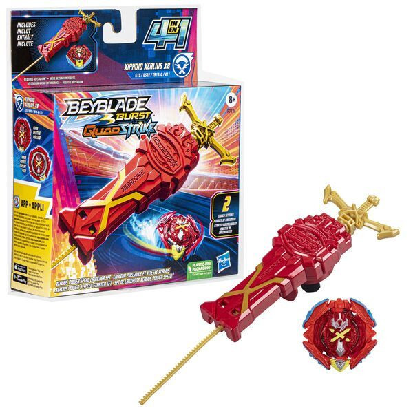 Hasbro |  Beyblade QS XCALIUS POWER SPEED Launcher Pack | F7726EU4