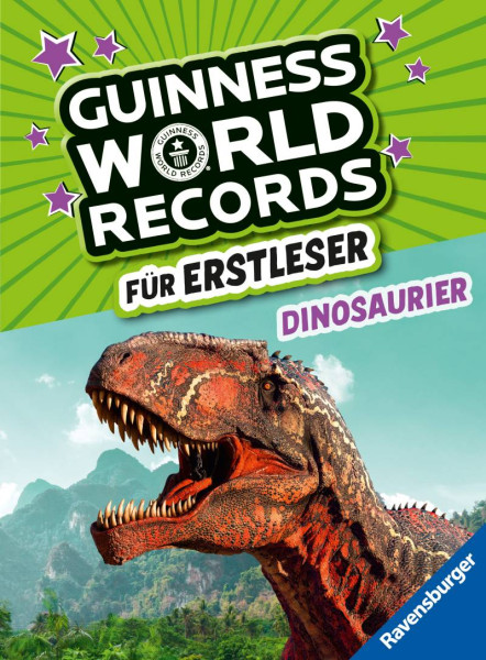 Ravensburger Verlag GmbH | Guinness World Records für Erstleser - Dinosaurier (Rekordebuch zum Lesenlernen) | 