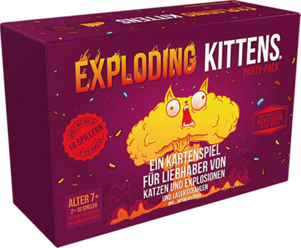 Asmodee | Exploding Kittens Party-Pack | EXKD0002