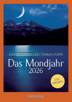 Mosaik | Das Mondjahr 2026 - s/w Taschenkalender | Paungger, Johanna; Poppe, Thomas