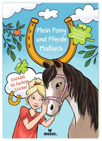 moses | Mein Pony und Pferde Malbuch | 101320