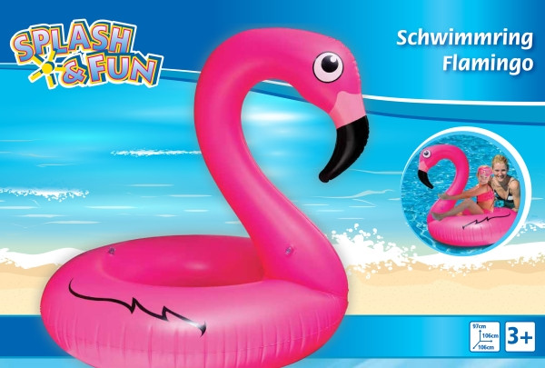 Vedes | SF Schwimmring Flamingo, 106x106x97cm | 77502912