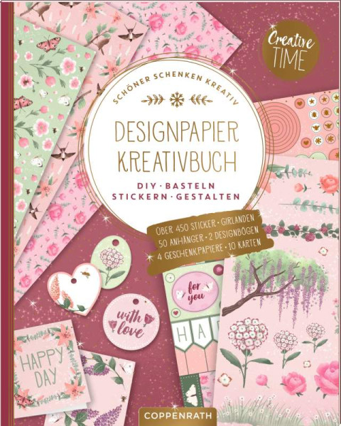 Coppenrath | Designpapier-Kreativbuch Garden Glory | 