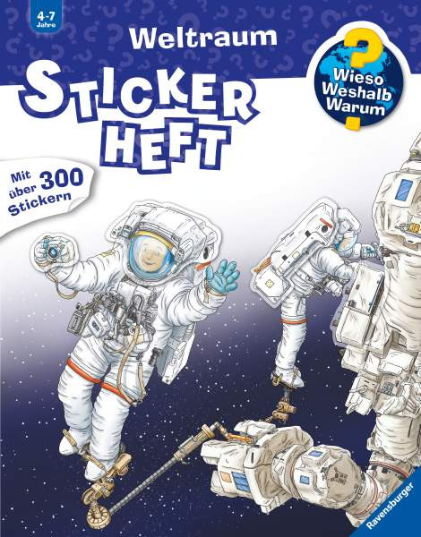 Ravensburger Verlag GmbH | Wieso? Weshalb? Warum? Stickerheft: Weltraum | 