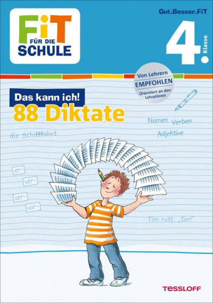 Tessloff Verlag | FiT FÜR DIE SCHULE: Das kann ich! 88 Diktate 4. Klasse