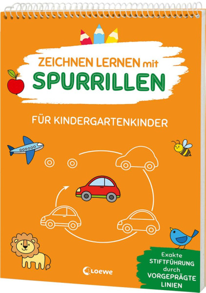 Loewe | Zeichnen lernen mit Spurrillen - Für Kindergartenkinder |
