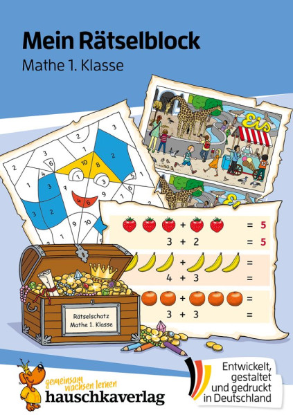 Hauschka Verlag | Mein Rätselblock Mathe 1. Klasse | Rhauderwiek, Melanie