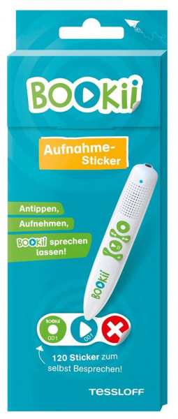 Tessloff Verlag | 120 BOOKii Aufnahme-Sticker neutral