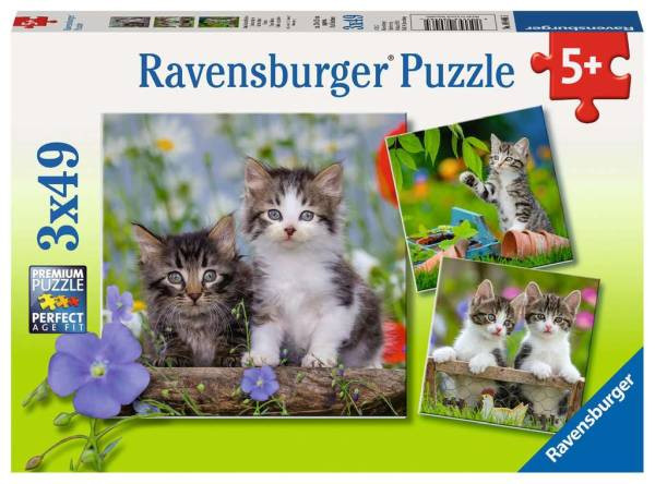 Ravensburger Puzzle | Süße Samtpfötchen | 49 Teile