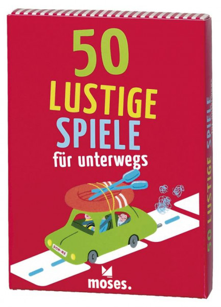 Moses Verlag | 50 lustige Spiele für unterwegs | 21031